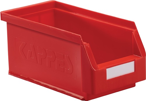 Sichtlagerkasten L290xB140xH130mm PE rot RASTERPLAN