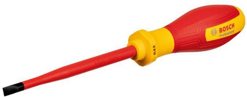 Bosch VDE-Schraubendreher SL6,5x125mm S2 Klingen-D.6,5mm 