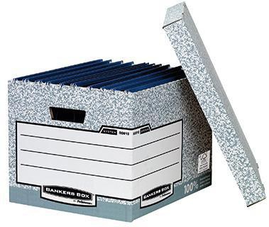 Bankers Box Archivbox System 00810-FFEU grau/weiß