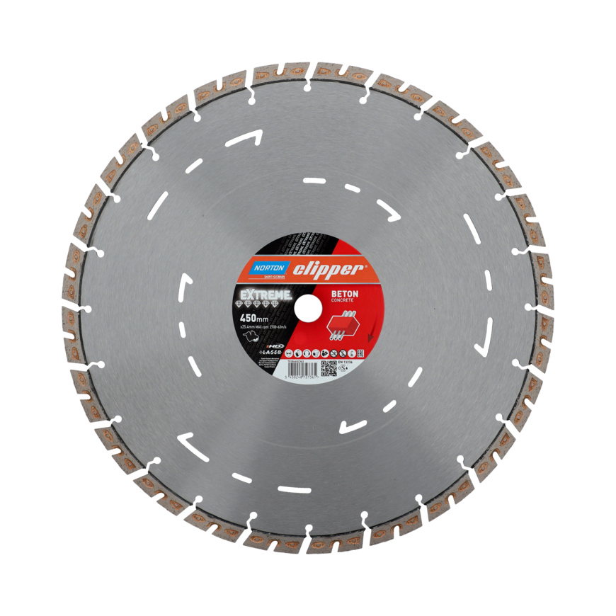Norton Clipper Diamantscheibe EXTREME BETON -  450 Ø mm