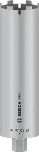 Bosch Diamanttrockenbohrkrone PRO D.122mm Arbeits-L.400mm 1.1/4Zoll UNC