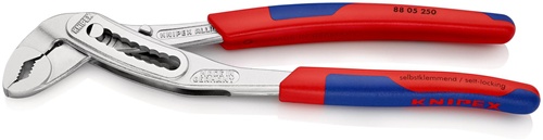 Wasserpumpenzange Alligator® L.250mm Spann-W.46mm verchr.2K-Hülle KNIPEX
