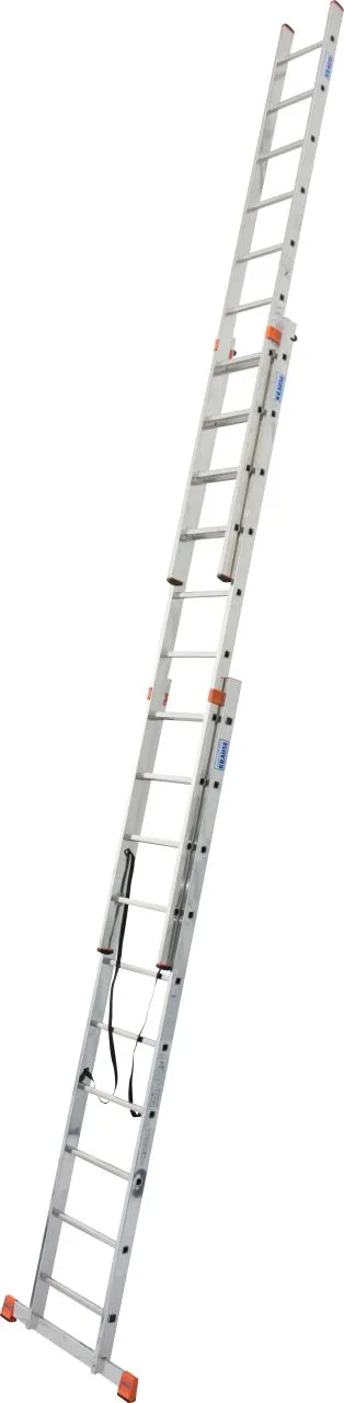 Krause MONTO Tribilo Sprossen-VielzweckLeiter treppengängig 3x10 Sprossen