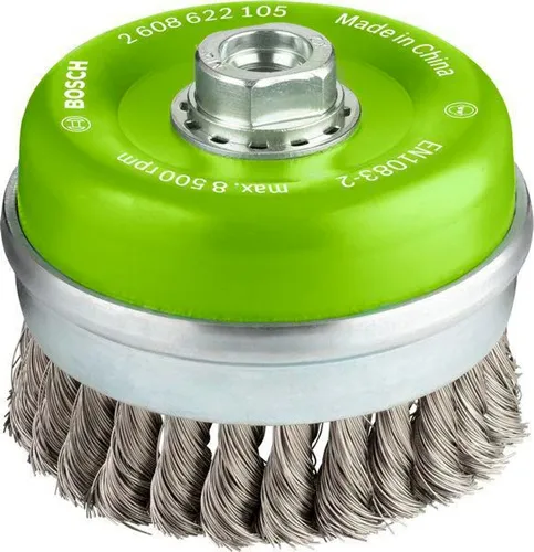 Bosch Topfbürste PRO Stainless Steel heavy D.100mm Draht-St.0,35mm Edelstahl M14
