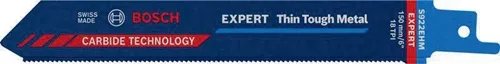 Bosch Säbelsägeblatt Expert Thin Tough Metal L.150mm B.19mm TPI 18 1,4mm 1 St./Karte
