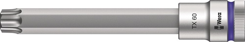 Steckschlüsseleinsatz 8767 C HF TORX® 1/2 Zoll T60 L.140mm WERA
