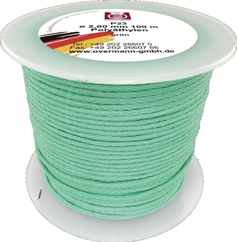 Maurerschnur L.100m D.1mm 15kg PE grün
