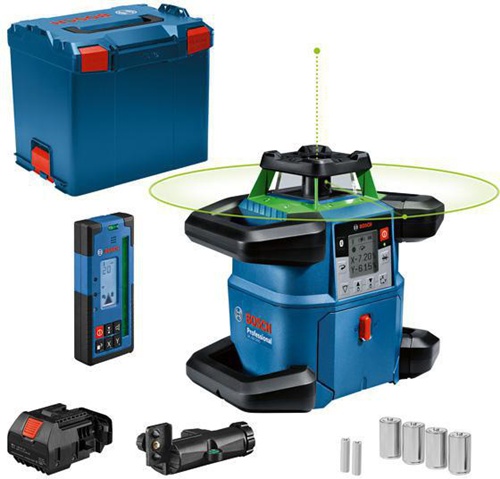 Bosch Rotationslaser GRL 650 CHVG Spannung 18V Arbeitsbereich 70-650m m.Batterie 