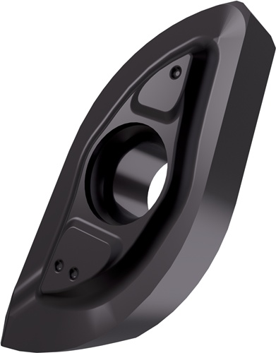 Fräswendeschneidplatte ISO ZP 40ER-R:M8345 Bohrungs-D. 7mm PVD beschichtet