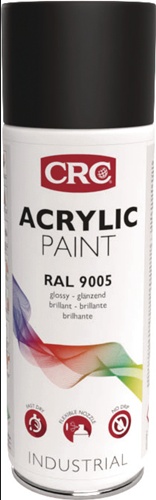 Farbschutzlackspray ACRYLIC PAINT tiefschw. glänzend RAL9005 400ml Spraydose CRC