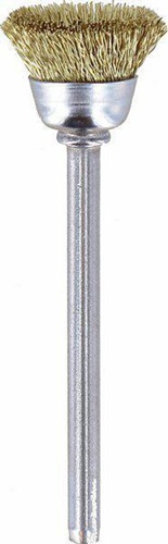 Bosch Bürste DREMEL® Arbeits-D.13mm Schaft-D.3,2mm Messing Drehzahl 15000 1/min