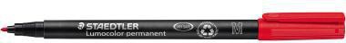 STAEDTLER Folienstift Lumocolor 317-2 1mm permanent rot