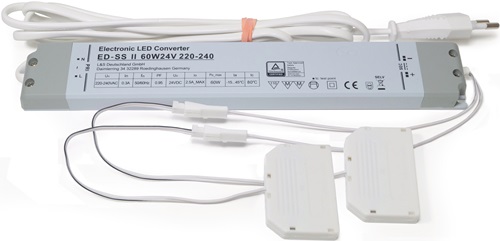 LED-Konverter 230 V 24 V 60 W 2x6-fach Verteiler L&S