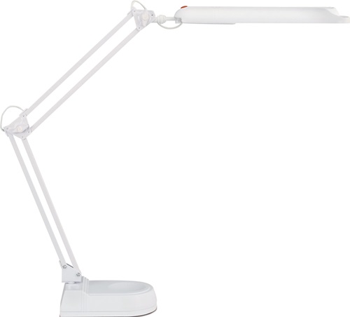 Schreibtischleuchte Metall/Ku.weiß H.max.410mm Standfuß m.LED