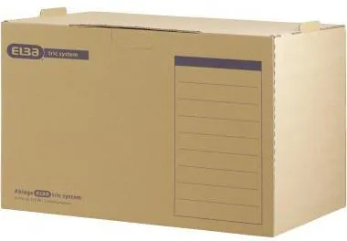 ELBA Archivbox tric System 100421093 für DIN A4 naturbraun