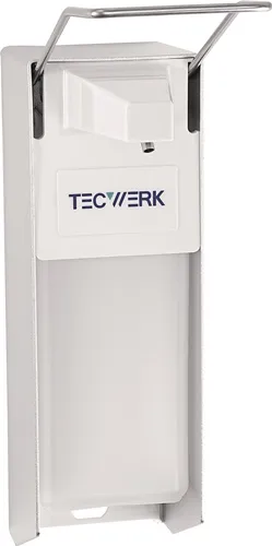 TECWERK Desinfektions- u.Spender H165xB95xT290ca.mm ABS m.Hebel weiß 1l