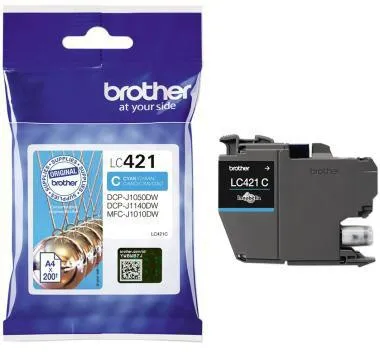 Brother Tintenpatrone LC421C 200Seiten cyan