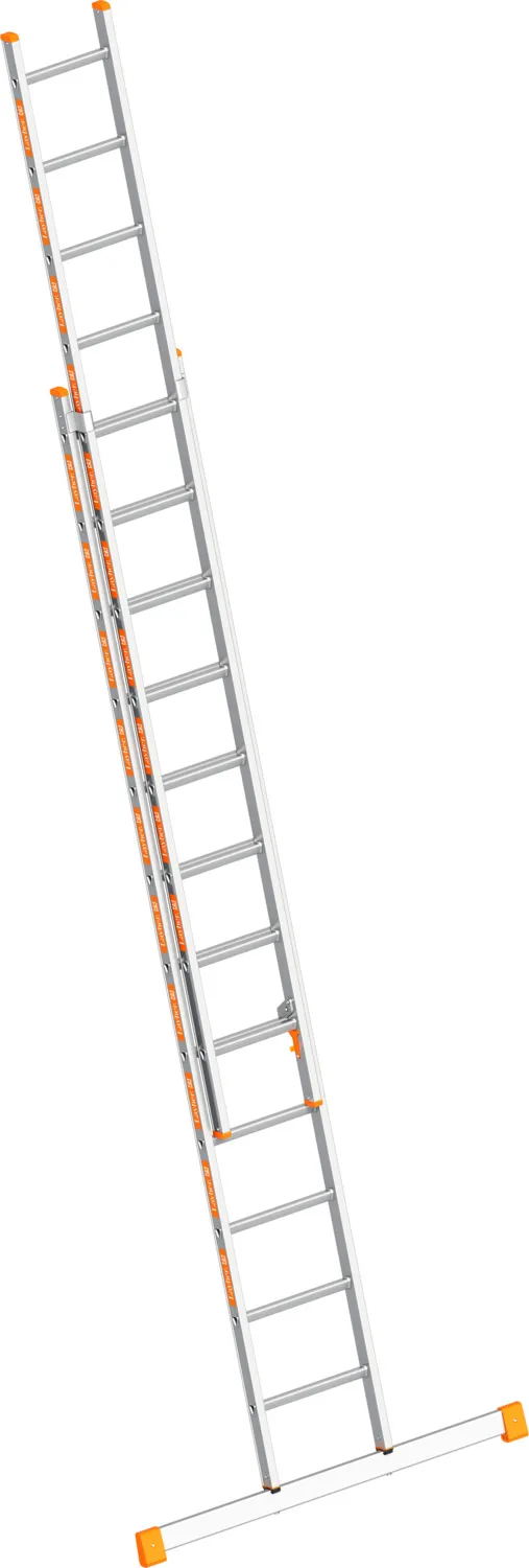 Layher Schiebeleiter TOPIC 1035 2x12 Sprossen mit Traverse