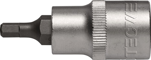 TECWERK Steckschlüsseleinsatz 1/2 Zoll Innen-6-kant SW 5mm L.55mm