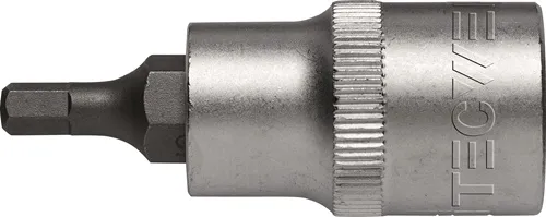 TECWERK Steckschlüsseleinsatz 1/2 Zoll Innen-6-kant SW 5mm L.55mm