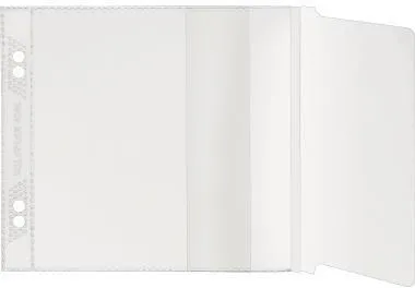 Veloflex CD/DVD Hülle 4366100 für 1CD PP transparent