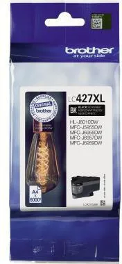 Brother Tintenpatrone LC427XLBK 6.000Seiten schwarz