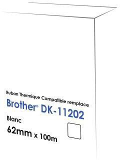 Quattro-Print Etikett KREBDK11202 wie DK-11202 ws 300 St./Pack.
