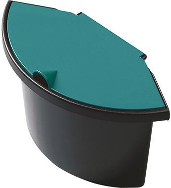 helit Abfalleinsatz H6106094 2Liter f. H 61052/H 61057/H 61058 sw/gn