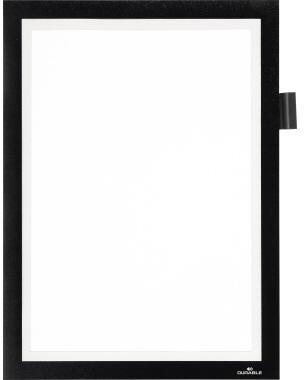 DURABLE Informationsrahmen 498901 DIN A4 magnetisch schwarz