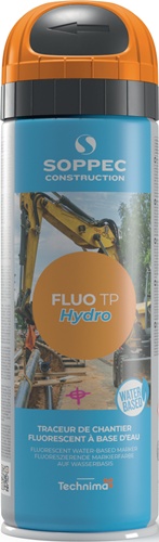 Baustellenmarkierspray Fluo TP Hydro neonorange 500ml Spraydose SOPPEC