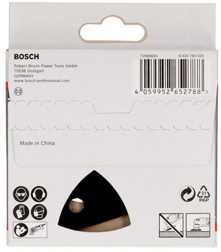 Bosch Schleiftellerschoner Abm.93x93mm f.Exzenterschleifer 2St.