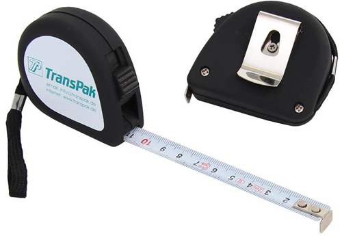 Maßband m.Feststeller Länge 200cm Kunststoffgehäuse TRANSPAK