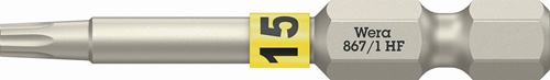 Bit 867 TORX® HF 1/4 Zoll TX 15 L.50mm m.Farbleitsystem WERA