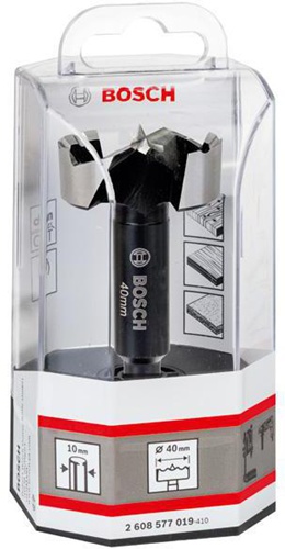 Bosch Forstnerbohrer DIN 7483G D.40mm L.90mm toothed edge Schaft-D.10mm