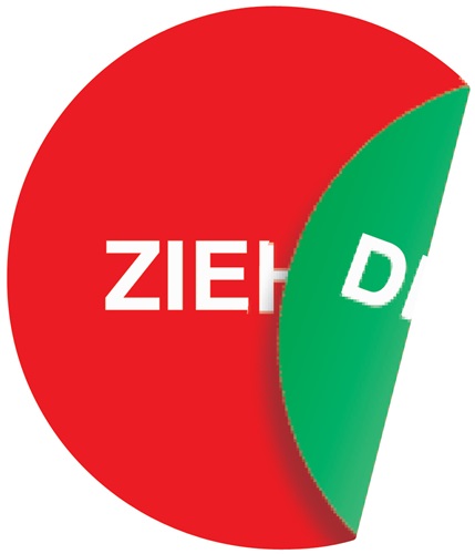 Türaufkleber Ziehen/Drücken Folie selbstklebend