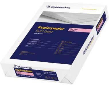 Soennecken Kopierpapier Star 5235 DIN A4 80g weiß 500 Bl./Pack.