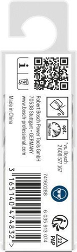 Bosch Metallbohrer PRO Metal Arbeits-L.30mm D.2,6mm L.57mm 10St.