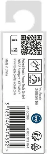 Bosch Metallbohrer PRO Metal Arbeits-L.30mm D.2,6mm L.57mm 10St.