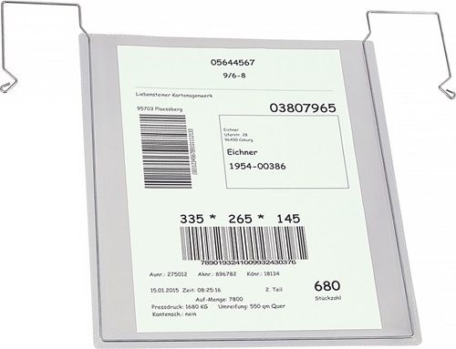Dokumententasche B280xH325mm DIN A4 hoch m.flex.Drahtbügel EICHNER