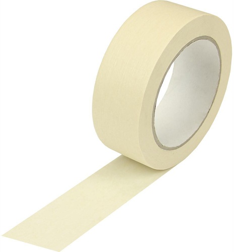 Kreppband Breite 38mm Länge 50m Stärke 125µ chamois flachkrepp TRANSPAK