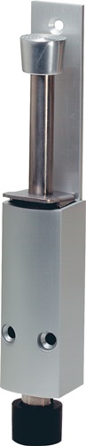 Türfeststeller 1222.02 Alu.silberf.lack.Hubh.60mm Türmontage KWS
