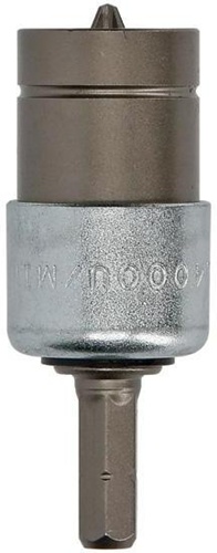 Bosch Schraubvorsatz L.60mm m.Tiefenkupplung Antrieb Außen-6KT ISO1173 C6.3 1/4Zoll