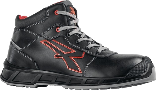 Sicherheitsstiefel Sting Gr.41 W.11 schwarz-rot S3S CI FO SR ESD