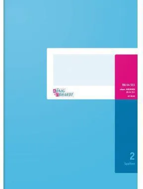 König & Ebhardt Spaltenbuch 8614511 DIN A4 2Spalten 40Blatt