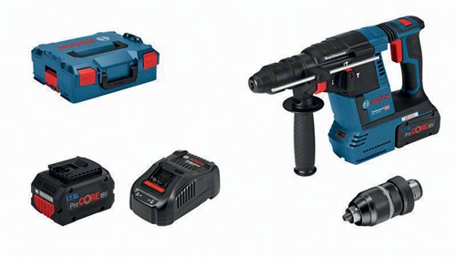 Bosch Akku-Bohrhammer GBH 18 V-26 F Professional 18 V 5,5 Ah 4-26 mm 2,6 J SDS-plus