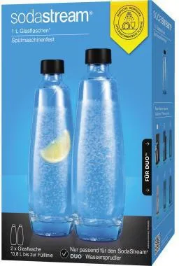 sodastream Glaskaraffe Duo 1047205490 1l 2St.