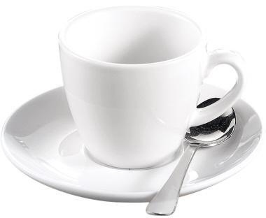 Esmeyer Espressotasse Bistro 433-214 Untertasse ws 6 St./Pack.