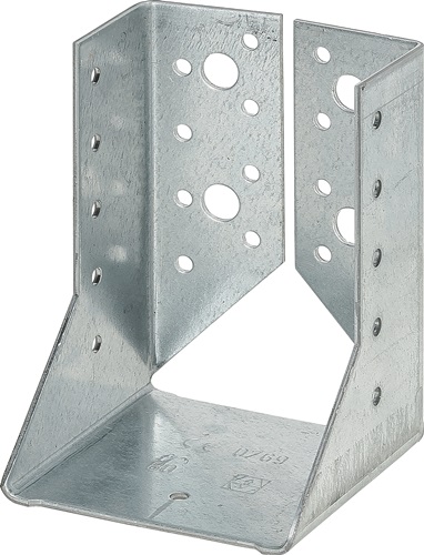 Balkenschuh 2 mm ETA-09/0227 Stahl sendzimir verzinkt nach innen gebogene Schenkel VORMANN