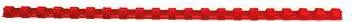 GBC Plastikbinderücken 4028214 DIN A4 8mm rot 100 St./Pack.