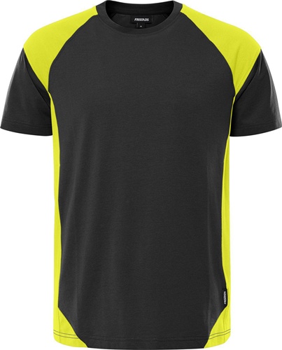 FRISTADS T-Shirt 7046 GTM Gr.S schwarz/gelb